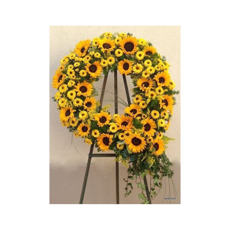 Corona di fiori per lutto